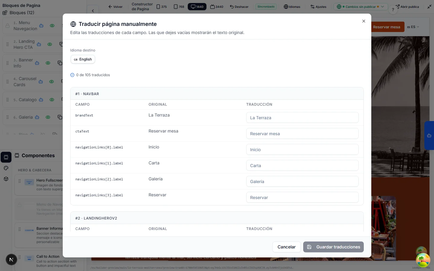 Your website in several languages and on your domain