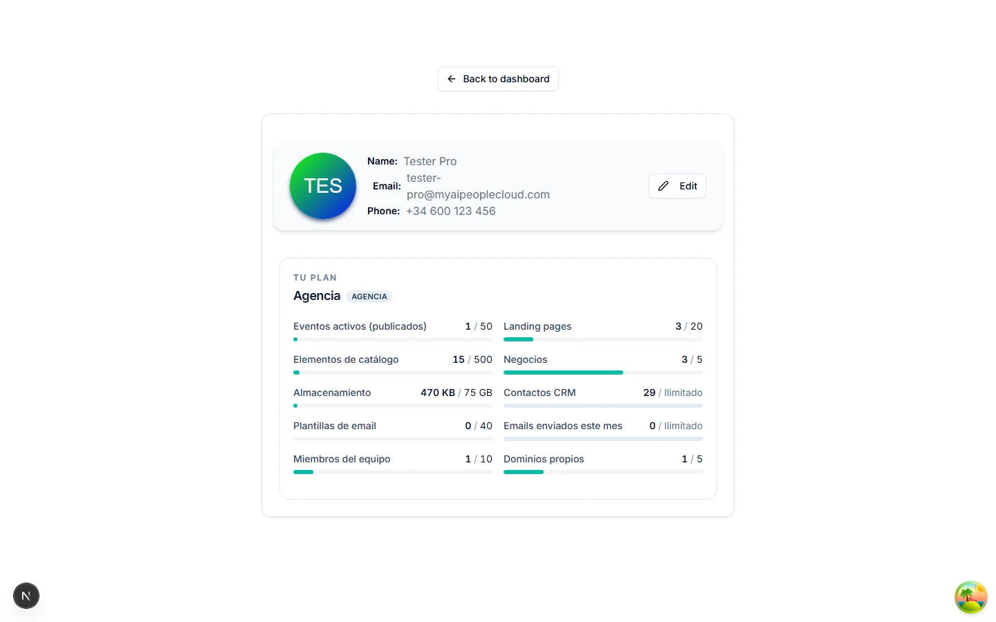 Your plan, your usage and your files